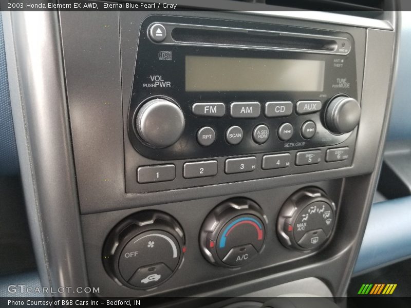 Eternal Blue Pearl / Gray 2003 Honda Element EX AWD