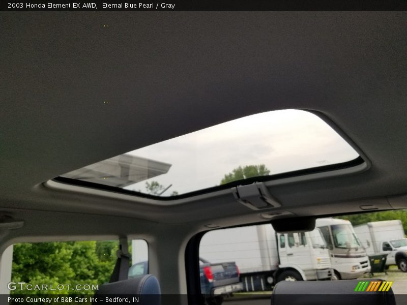 Eternal Blue Pearl / Gray 2003 Honda Element EX AWD