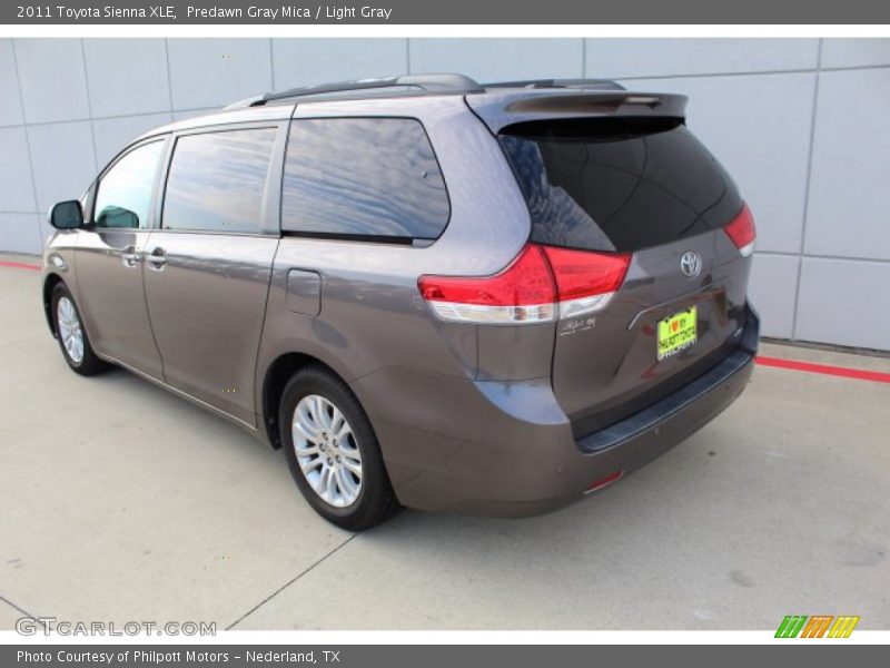Predawn Gray Mica / Light Gray 2011 Toyota Sienna XLE