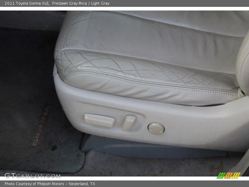 Predawn Gray Mica / Light Gray 2011 Toyota Sienna XLE