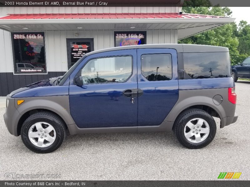 Eternal Blue Pearl / Gray 2003 Honda Element EX AWD