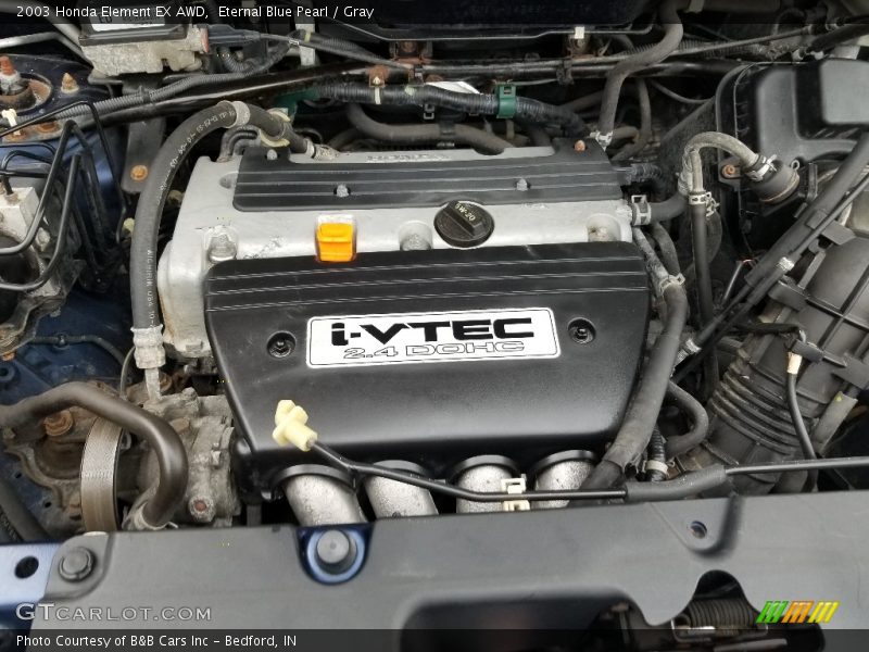 Eternal Blue Pearl / Gray 2003 Honda Element EX AWD