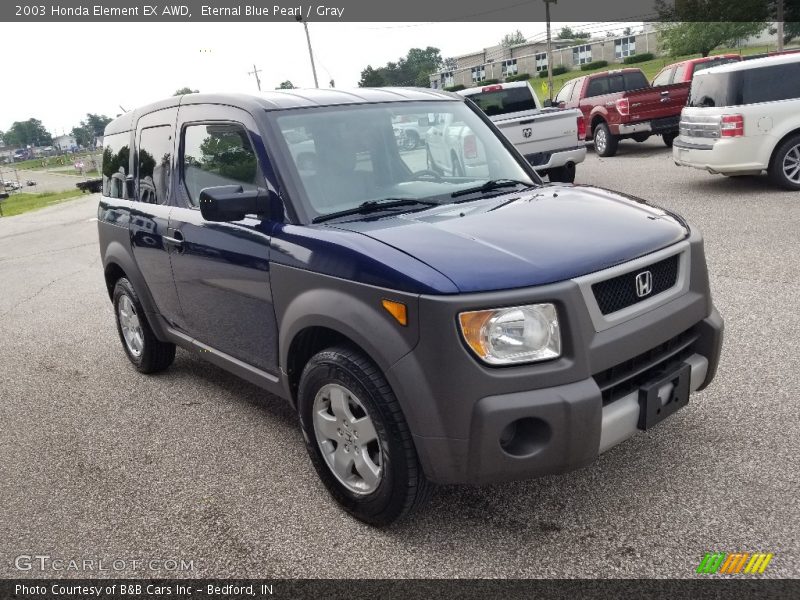 Eternal Blue Pearl / Gray 2003 Honda Element EX AWD