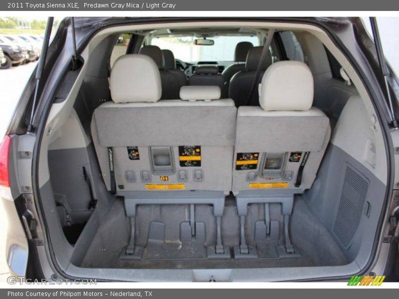 Predawn Gray Mica / Light Gray 2011 Toyota Sienna XLE