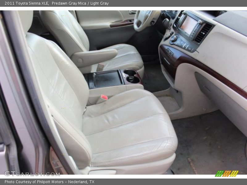 Predawn Gray Mica / Light Gray 2011 Toyota Sienna XLE