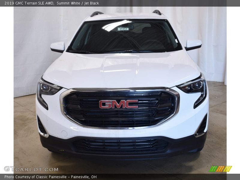 Summit White / Jet Black 2019 GMC Terrain SLE AWD