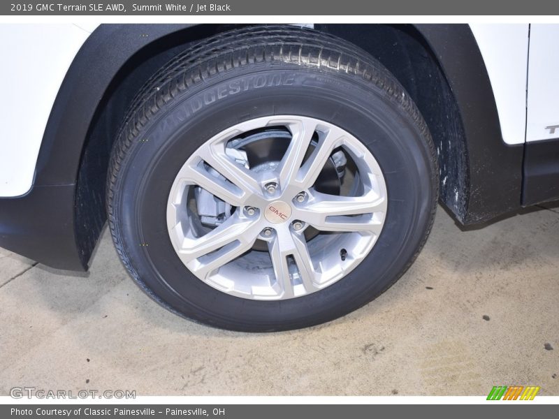 Summit White / Jet Black 2019 GMC Terrain SLE AWD
