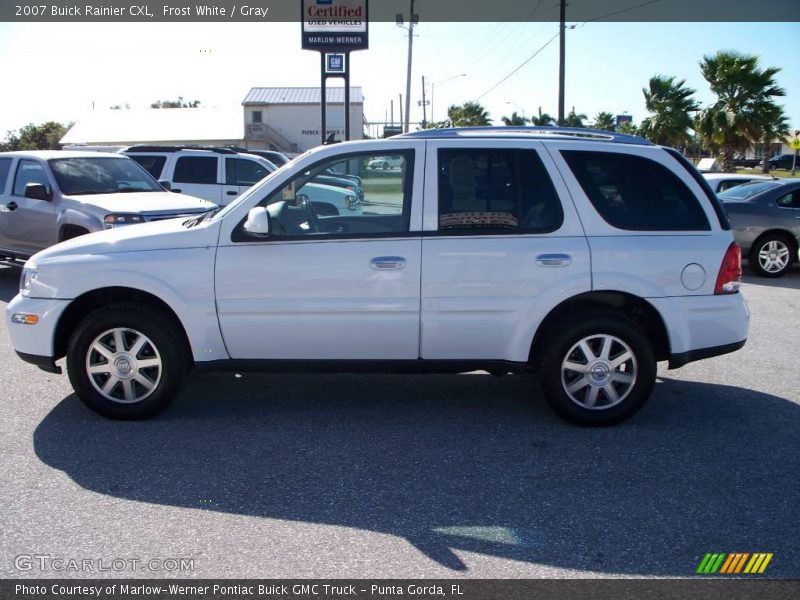 Frost White / Gray 2007 Buick Rainier CXL