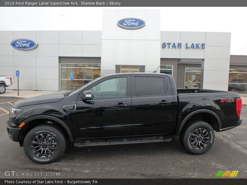 Shadow Black / Ebony 2019 Ford Ranger Lariat SuperCrew 4x4