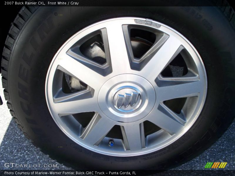Frost White / Gray 2007 Buick Rainier CXL