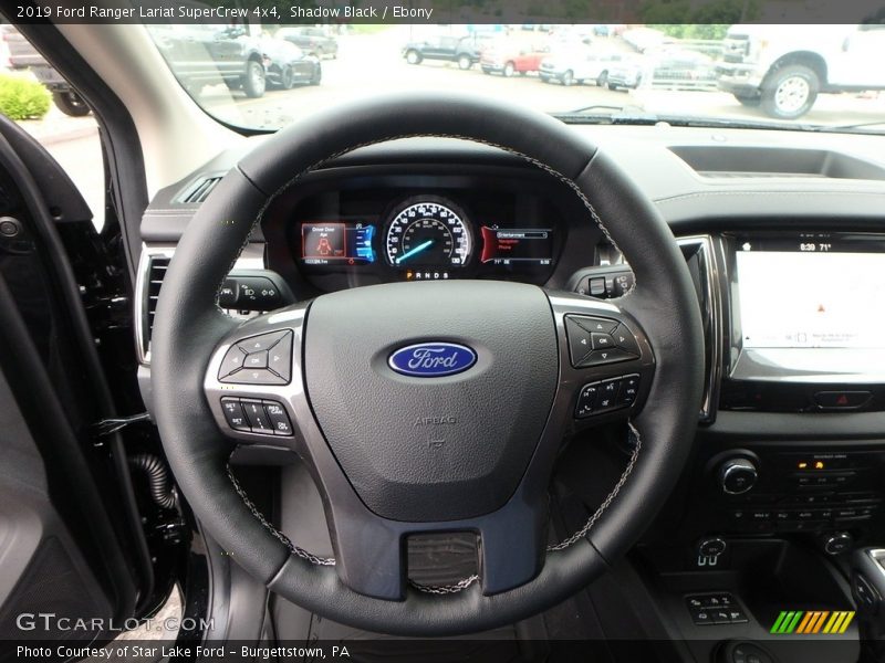  2019 Ranger Lariat SuperCrew 4x4 Steering Wheel