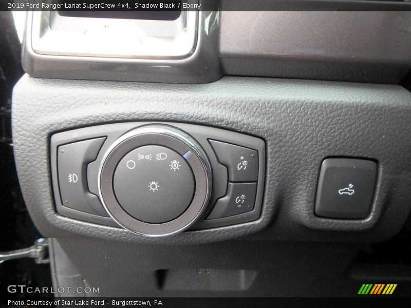Controls of 2019 Ranger Lariat SuperCrew 4x4