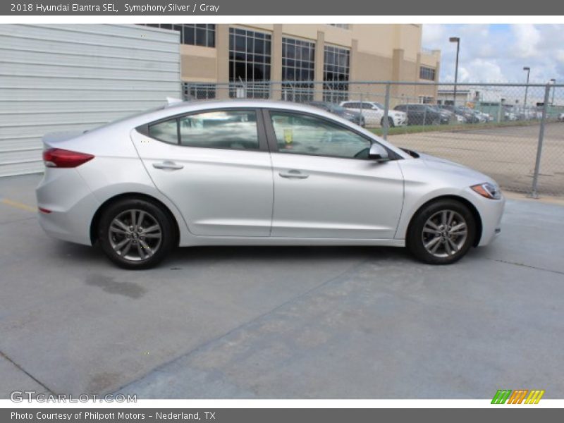 Symphony Silver / Gray 2018 Hyundai Elantra SEL