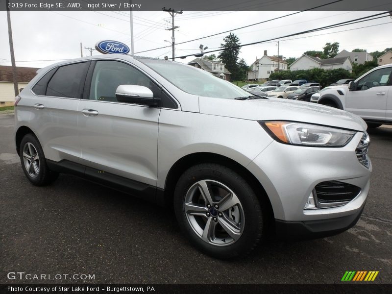 Ingot Silver / Ebony 2019 Ford Edge SEL AWD