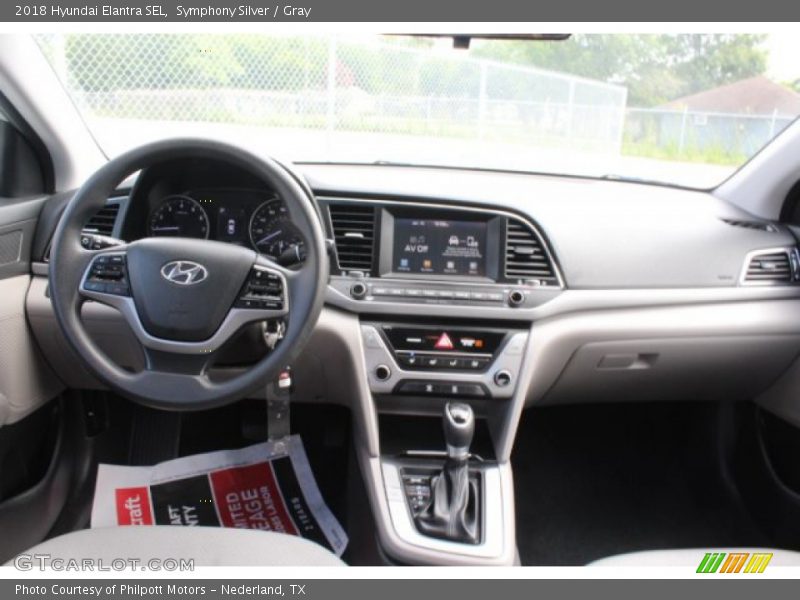Symphony Silver / Gray 2018 Hyundai Elantra SEL