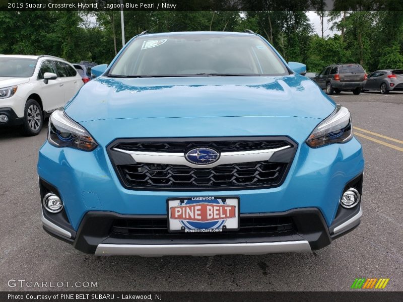 Lagoon Blue Pearl / Navy 2019 Subaru Crosstrek Hybrid