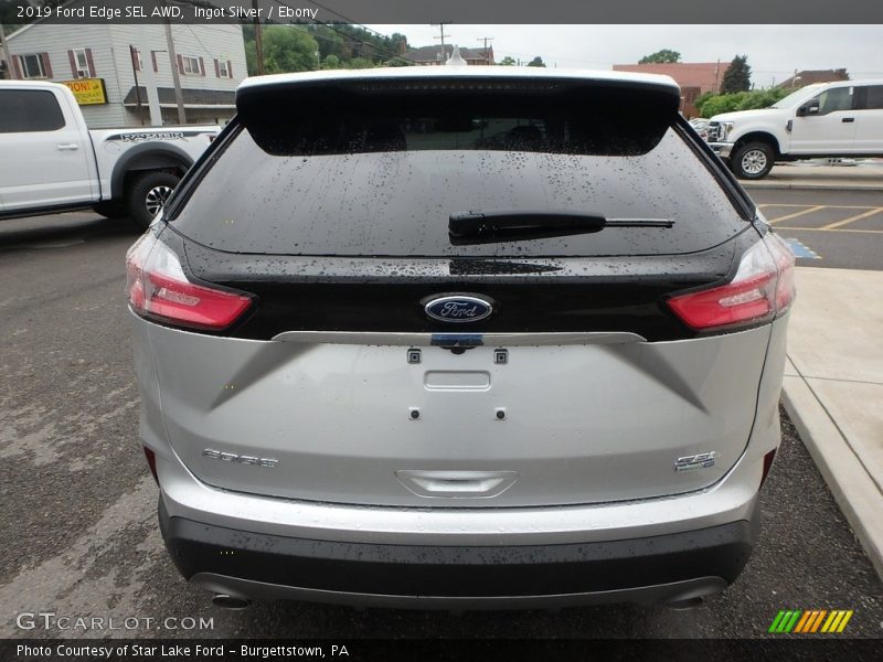 Ingot Silver / Ebony 2019 Ford Edge SEL AWD