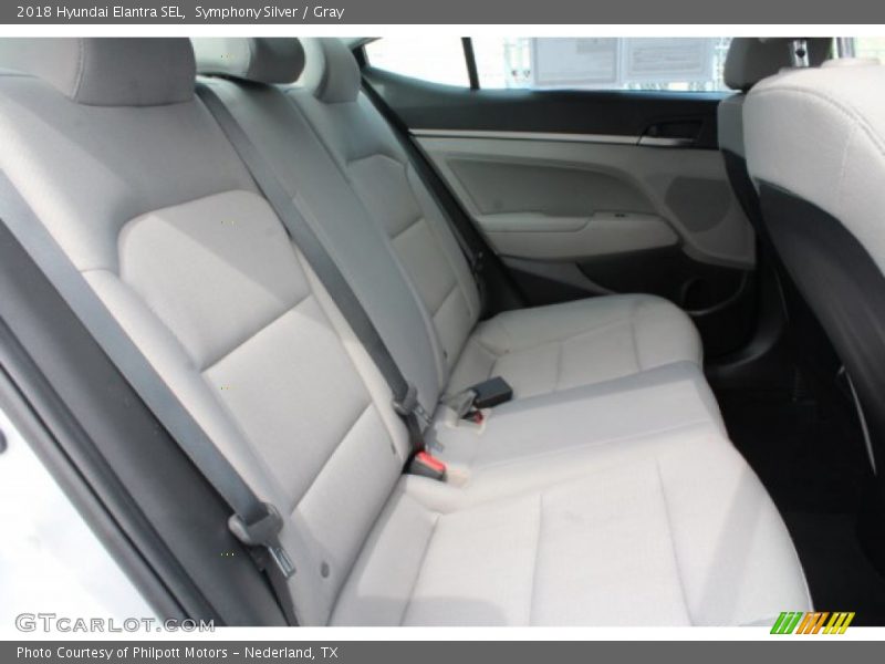 Symphony Silver / Gray 2018 Hyundai Elantra SEL