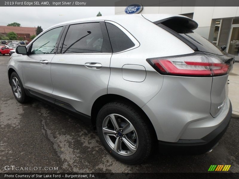 Ingot Silver / Ebony 2019 Ford Edge SEL AWD