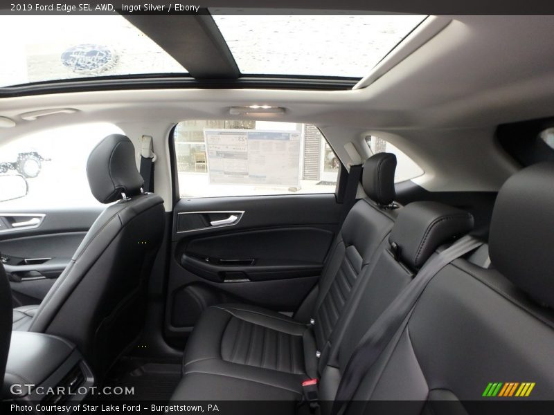 Ingot Silver / Ebony 2019 Ford Edge SEL AWD