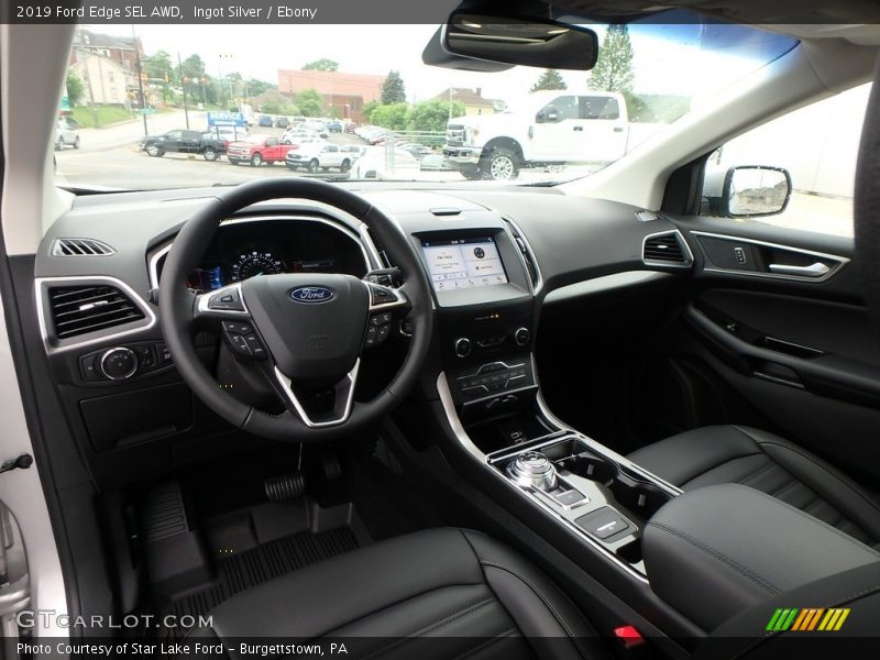 Ingot Silver / Ebony 2019 Ford Edge SEL AWD