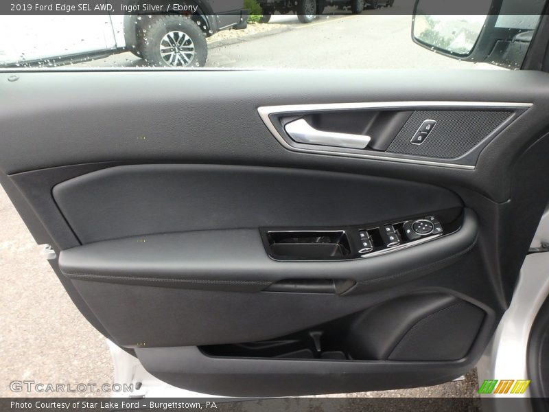 Ingot Silver / Ebony 2019 Ford Edge SEL AWD