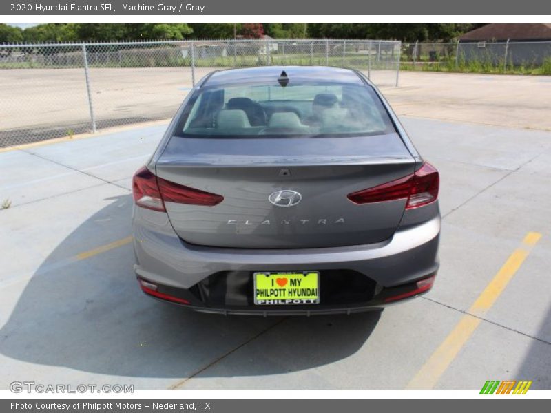 Machine Gray / Gray 2020 Hyundai Elantra SEL