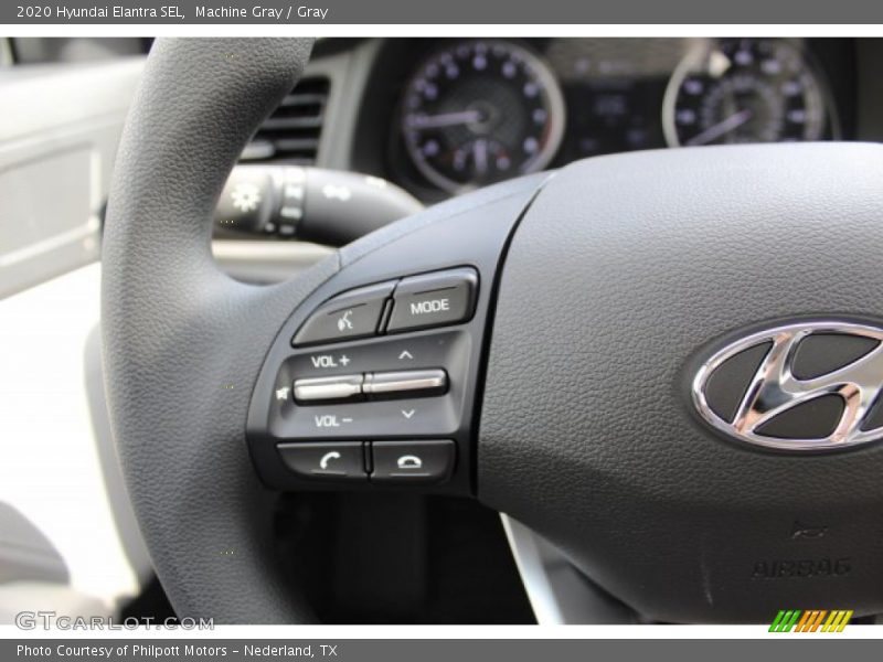 Machine Gray / Gray 2020 Hyundai Elantra SEL