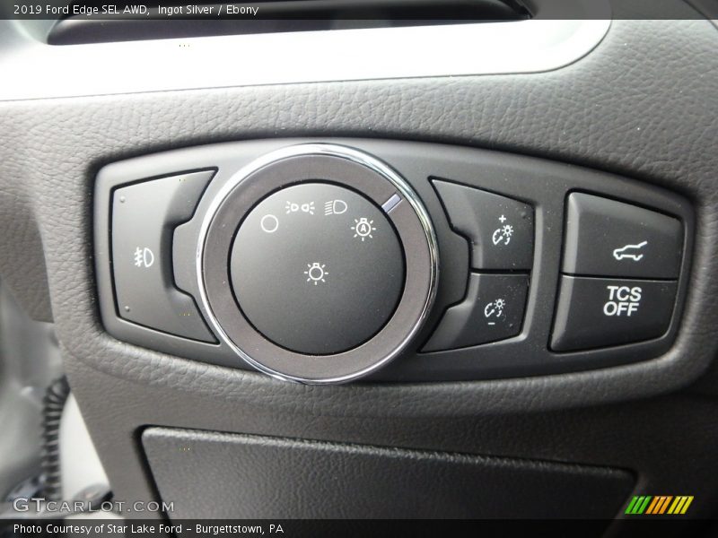 Ingot Silver / Ebony 2019 Ford Edge SEL AWD