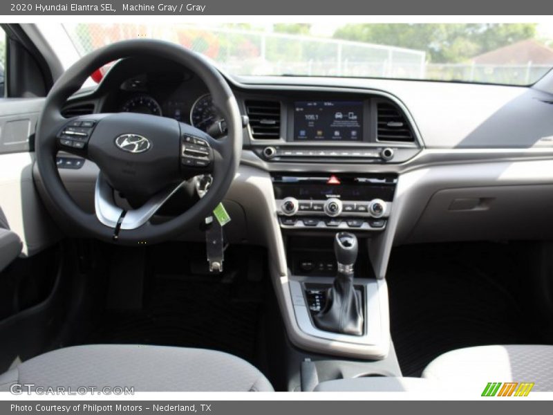 Machine Gray / Gray 2020 Hyundai Elantra SEL