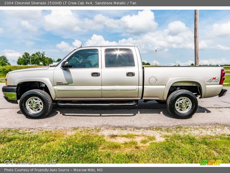 Sandstone Metallic / Tan 2004 Chevrolet Silverado 2500HD LT Crew Cab 4x4