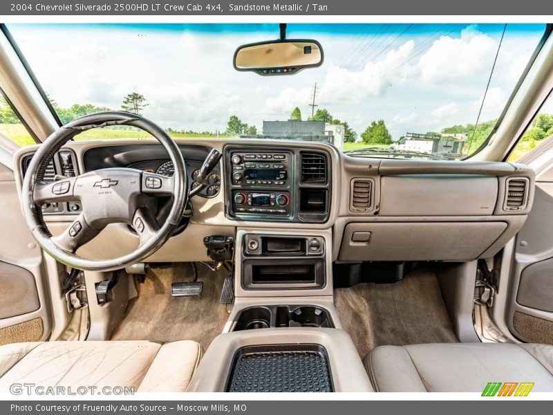 Sandstone Metallic / Tan 2004 Chevrolet Silverado 2500HD LT Crew Cab 4x4