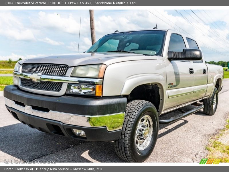 Sandstone Metallic / Tan 2004 Chevrolet Silverado 2500HD LT Crew Cab 4x4