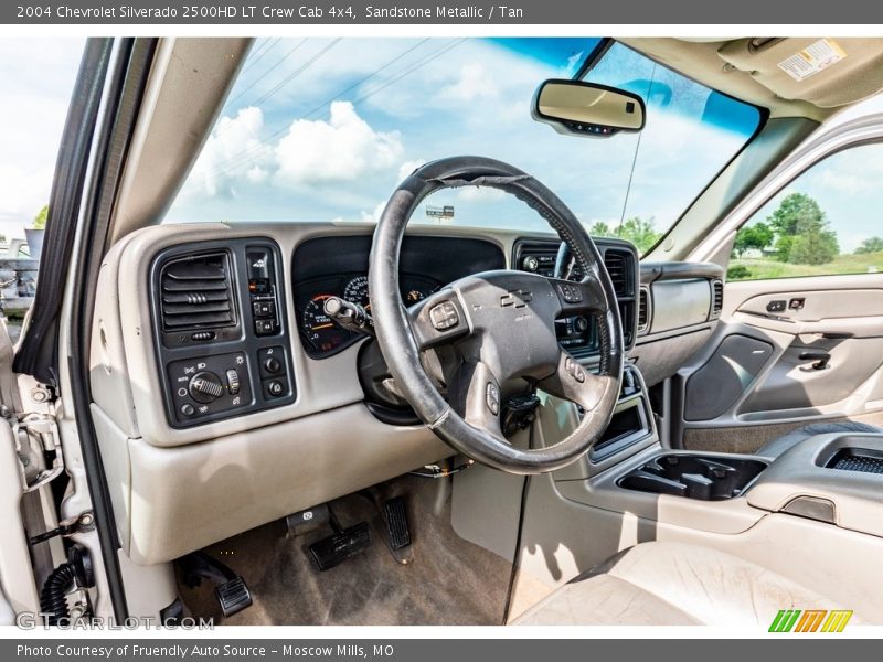 Sandstone Metallic / Tan 2004 Chevrolet Silverado 2500HD LT Crew Cab 4x4