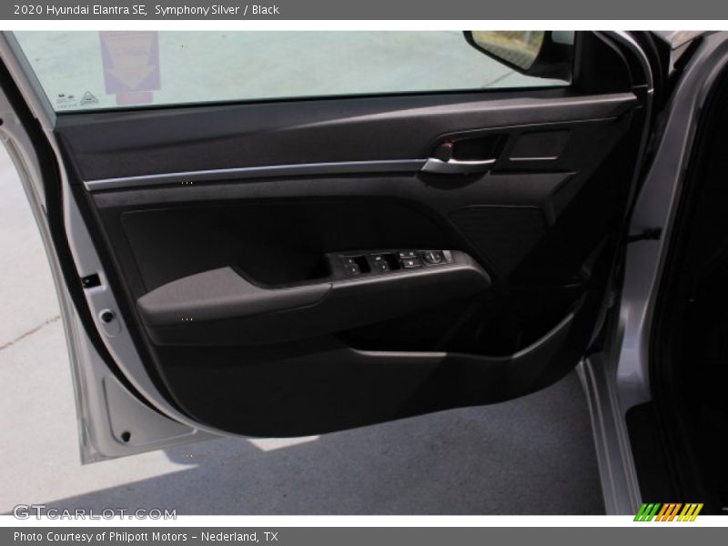 Symphony Silver / Black 2020 Hyundai Elantra SE