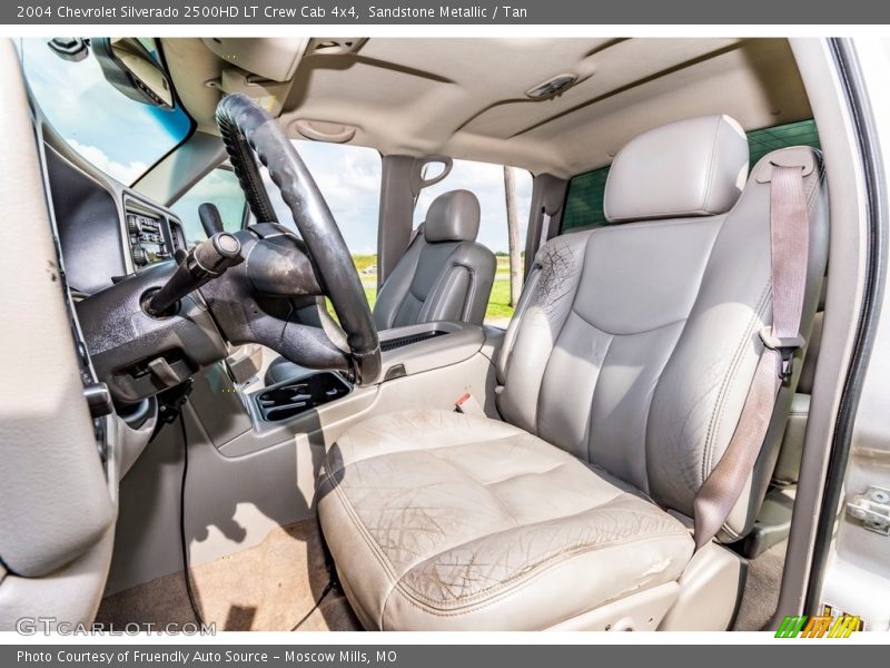 Sandstone Metallic / Tan 2004 Chevrolet Silverado 2500HD LT Crew Cab 4x4