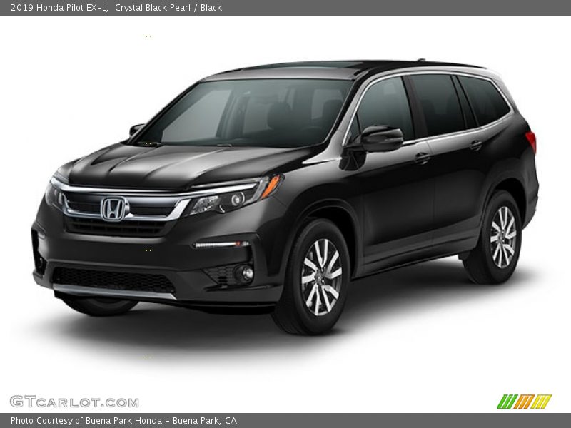 Crystal Black Pearl / Black 2019 Honda Pilot EX-L