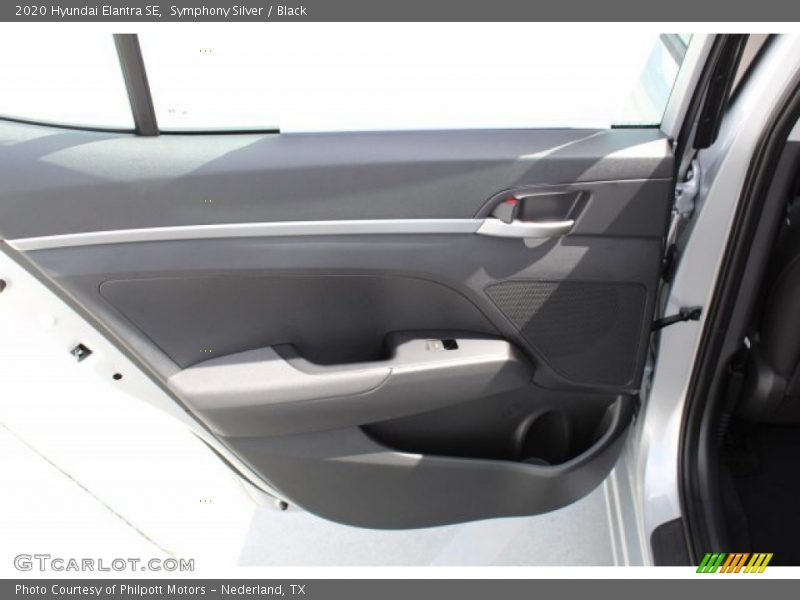 Symphony Silver / Black 2020 Hyundai Elantra SE