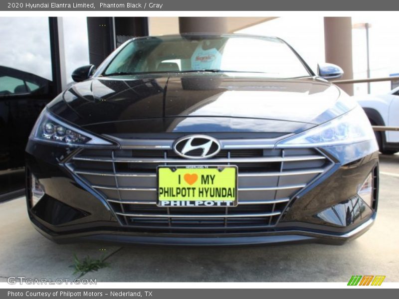 Phantom Black / Gray 2020 Hyundai Elantra Limited