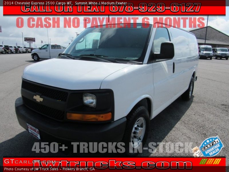 Summit White / Medium Pewter 2014 Chevrolet Express 2500 Cargo WT
