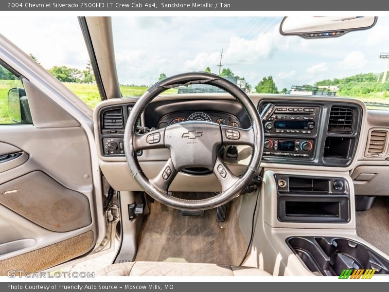 Sandstone Metallic / Tan 2004 Chevrolet Silverado 2500HD LT Crew Cab 4x4