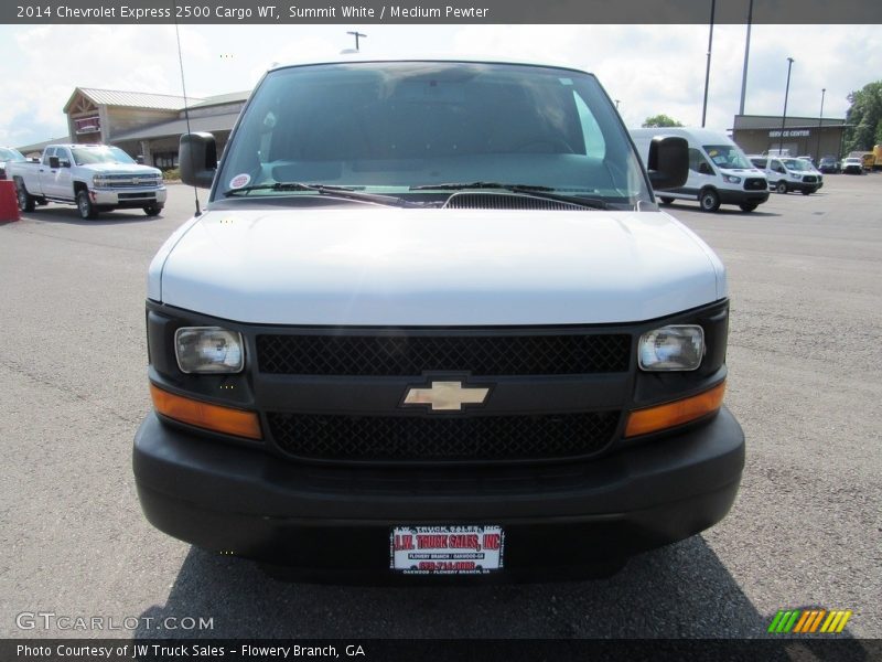Summit White / Medium Pewter 2014 Chevrolet Express 2500 Cargo WT