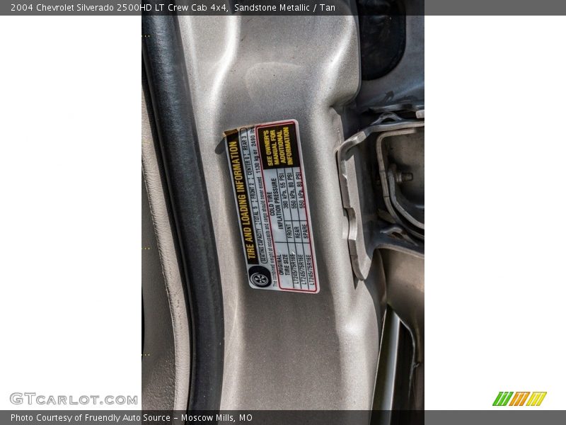 Sandstone Metallic / Tan 2004 Chevrolet Silverado 2500HD LT Crew Cab 4x4