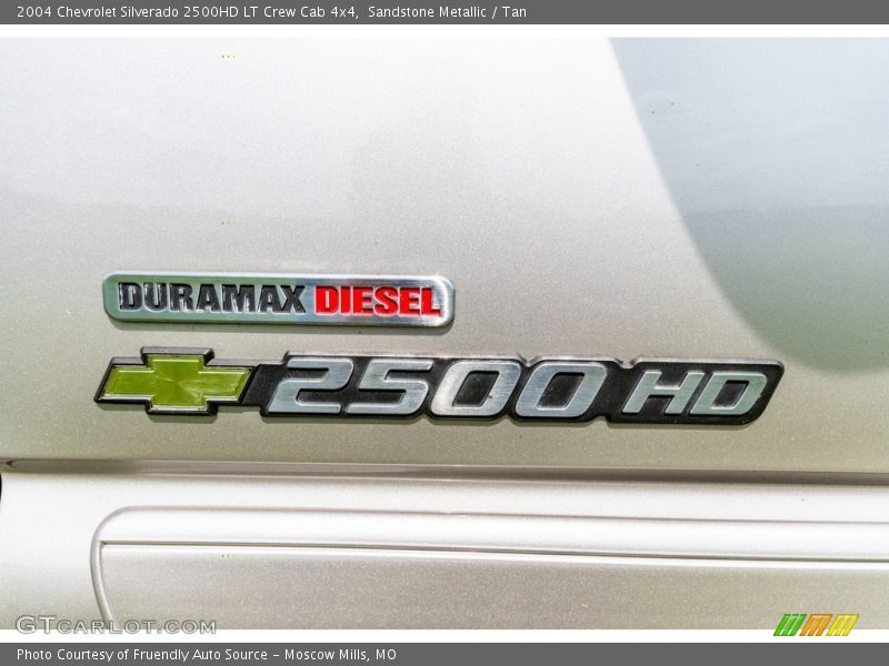 Sandstone Metallic / Tan 2004 Chevrolet Silverado 2500HD LT Crew Cab 4x4