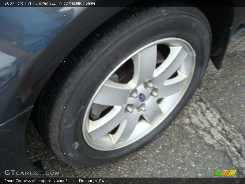 Alloy Metallic / Shale 2007 Ford Five Hundred SEL