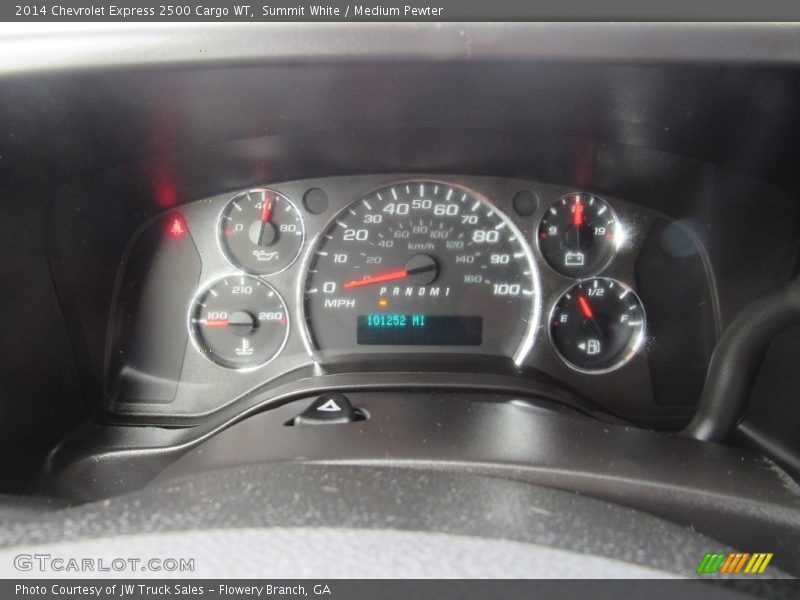 Summit White / Medium Pewter 2014 Chevrolet Express 2500 Cargo WT