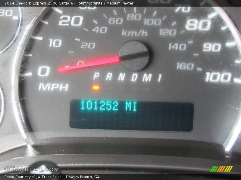 Summit White / Medium Pewter 2014 Chevrolet Express 2500 Cargo WT