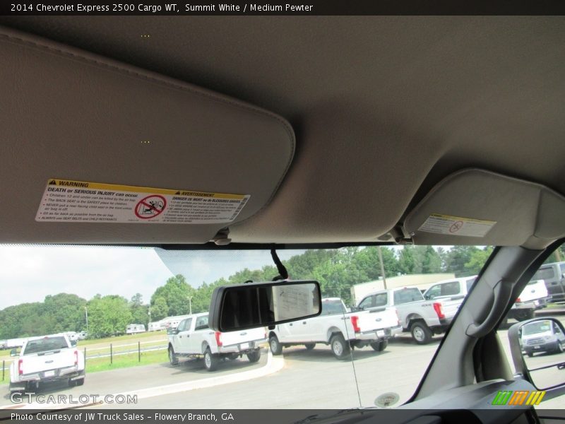 Summit White / Medium Pewter 2014 Chevrolet Express 2500 Cargo WT