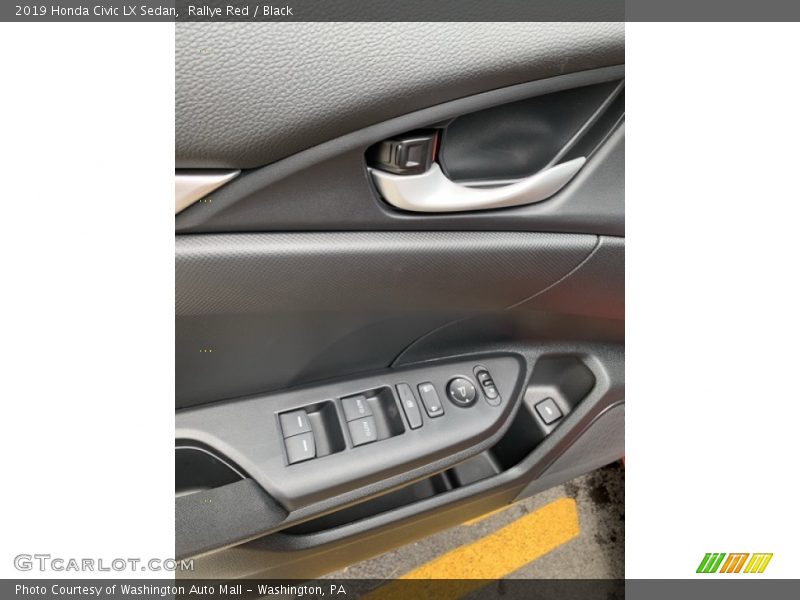 Rallye Red / Black 2019 Honda Civic LX Sedan