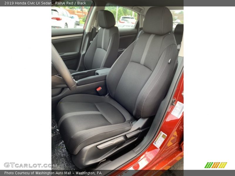 Rallye Red / Black 2019 Honda Civic LX Sedan